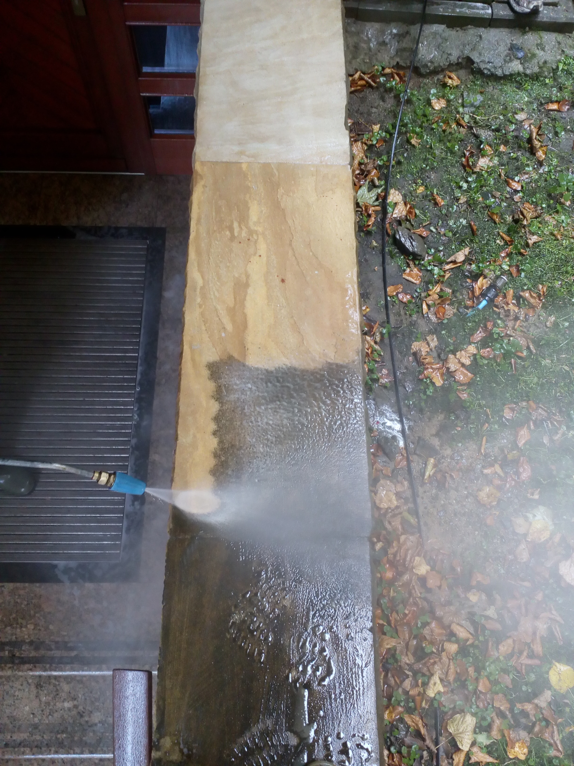 Czyszczenie piaskowca, płyt Ustroń