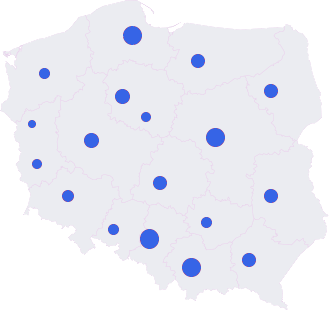 Mapa działalności sklepy Czysczenie Elewacji